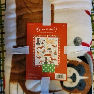 Place & time no sew fleece blanket kit